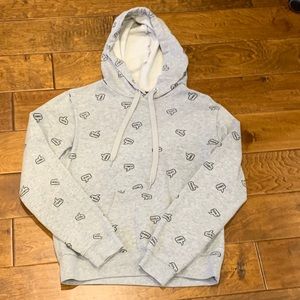 Forever 21 Gray Speech Bubble Hoodie